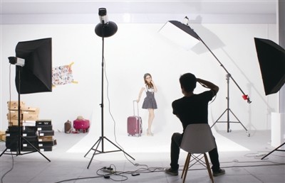 淘宝带旺网拍产业 网拍模特与工作室生意红火